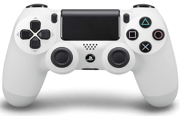 palanca play blanco Control Inalámbrico PS4 y PC