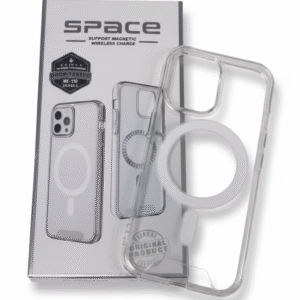 space magsafe Estuche Transparente Reforzado Space con Magsafe