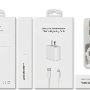 Cargador Certificado IPhone 25W PD con Cable USB-C a Lightning